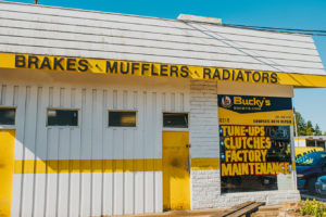 Bucky's Tacoma Narrows Auto repair location window