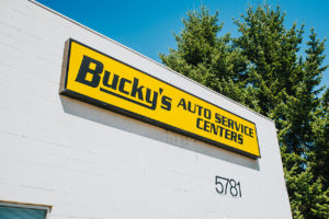 Bucky's silverdale auto repair outdoor signage