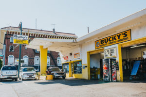 Car being repaired at Bucky's Everett Auto repair location